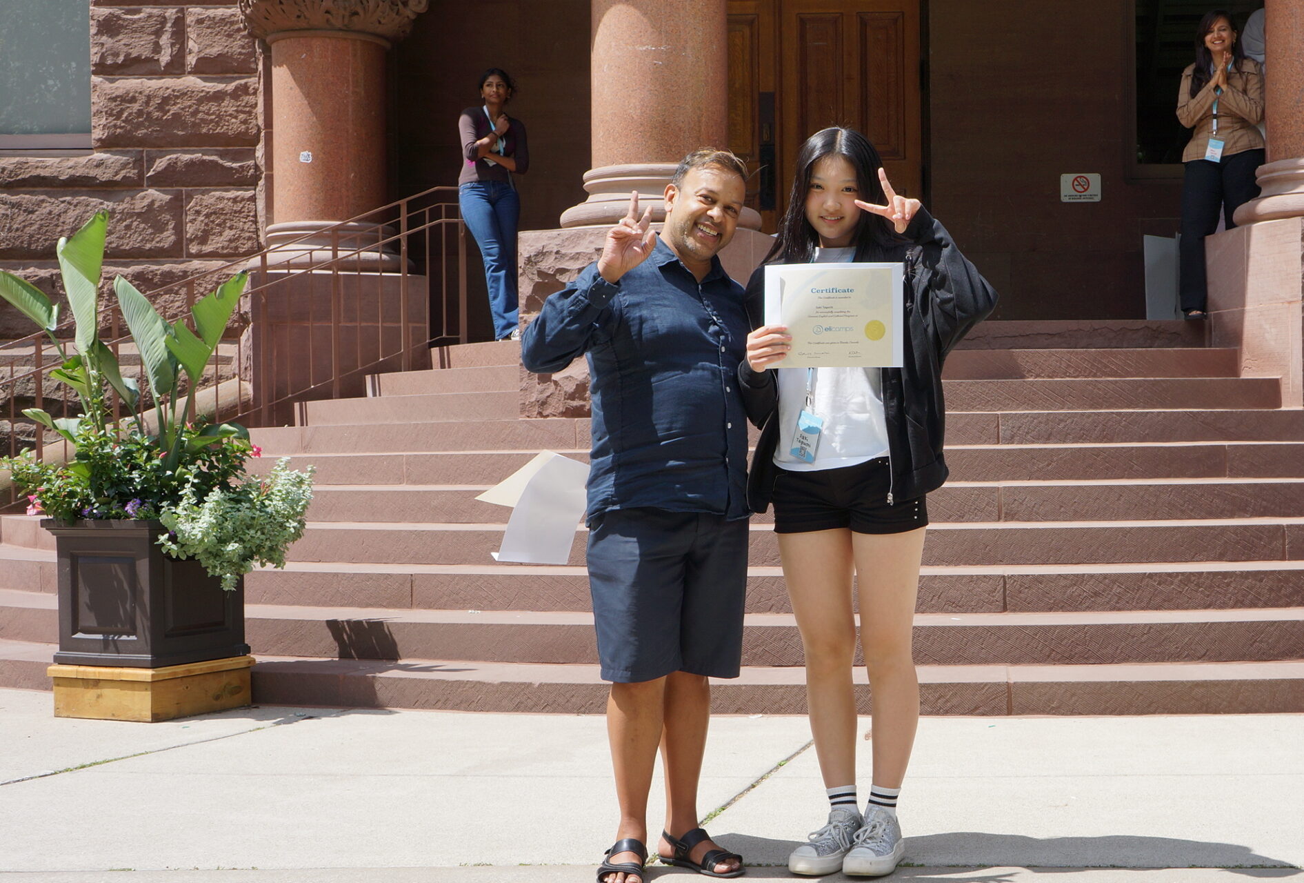 Student joining an international program for junior study abroad