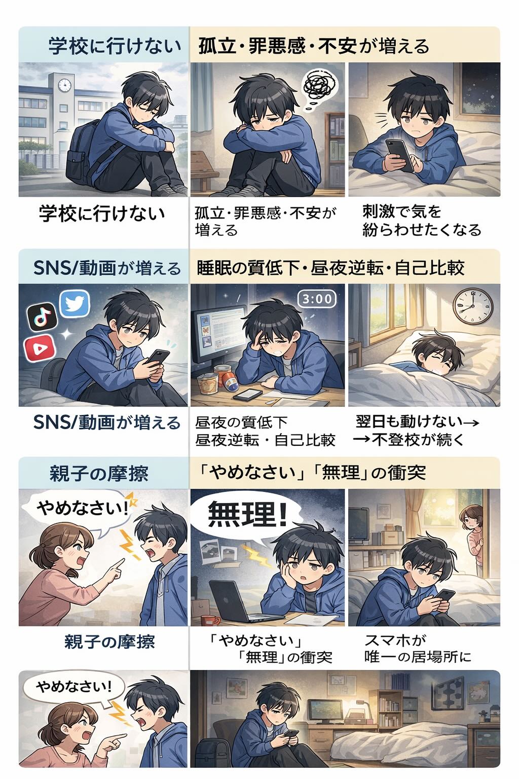 スマホ依存×不登校が「抜け出しにくい」理由