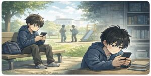 学校や友人とのつながりが薄いほど、スマホが生命線になりやすい
