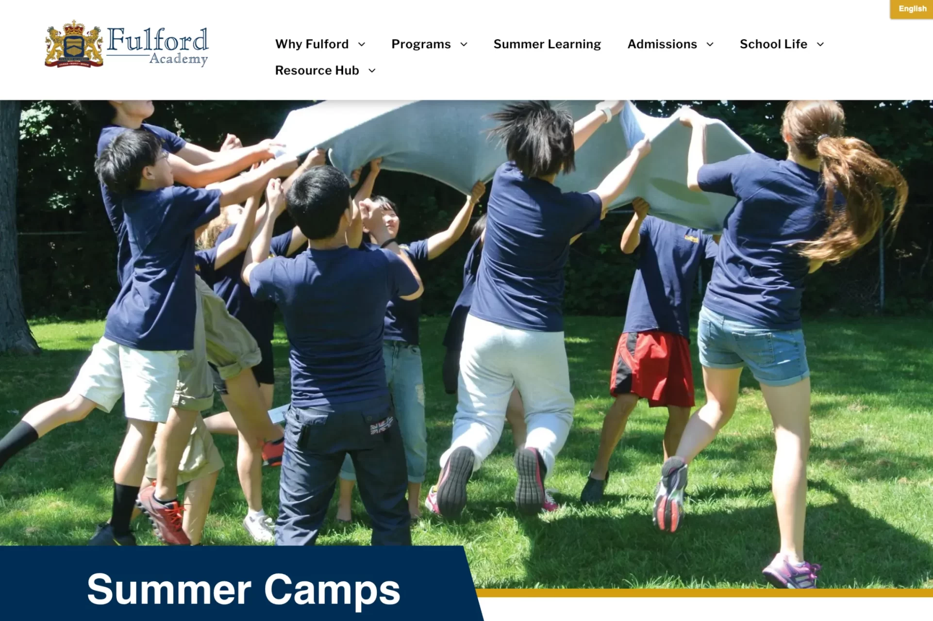 Fulford Academy サマーキャンプ