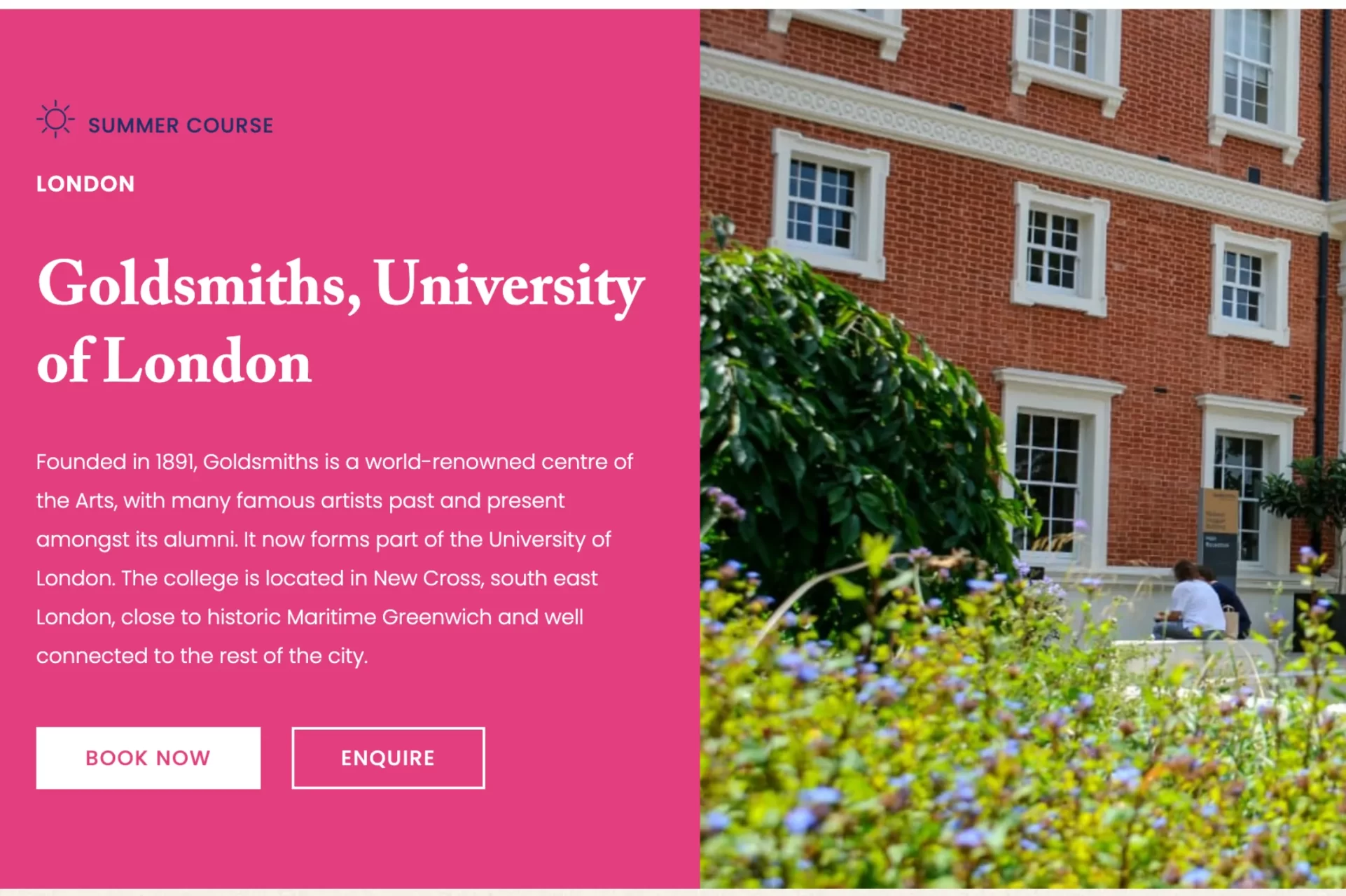 Oxford International - Goldsmiths