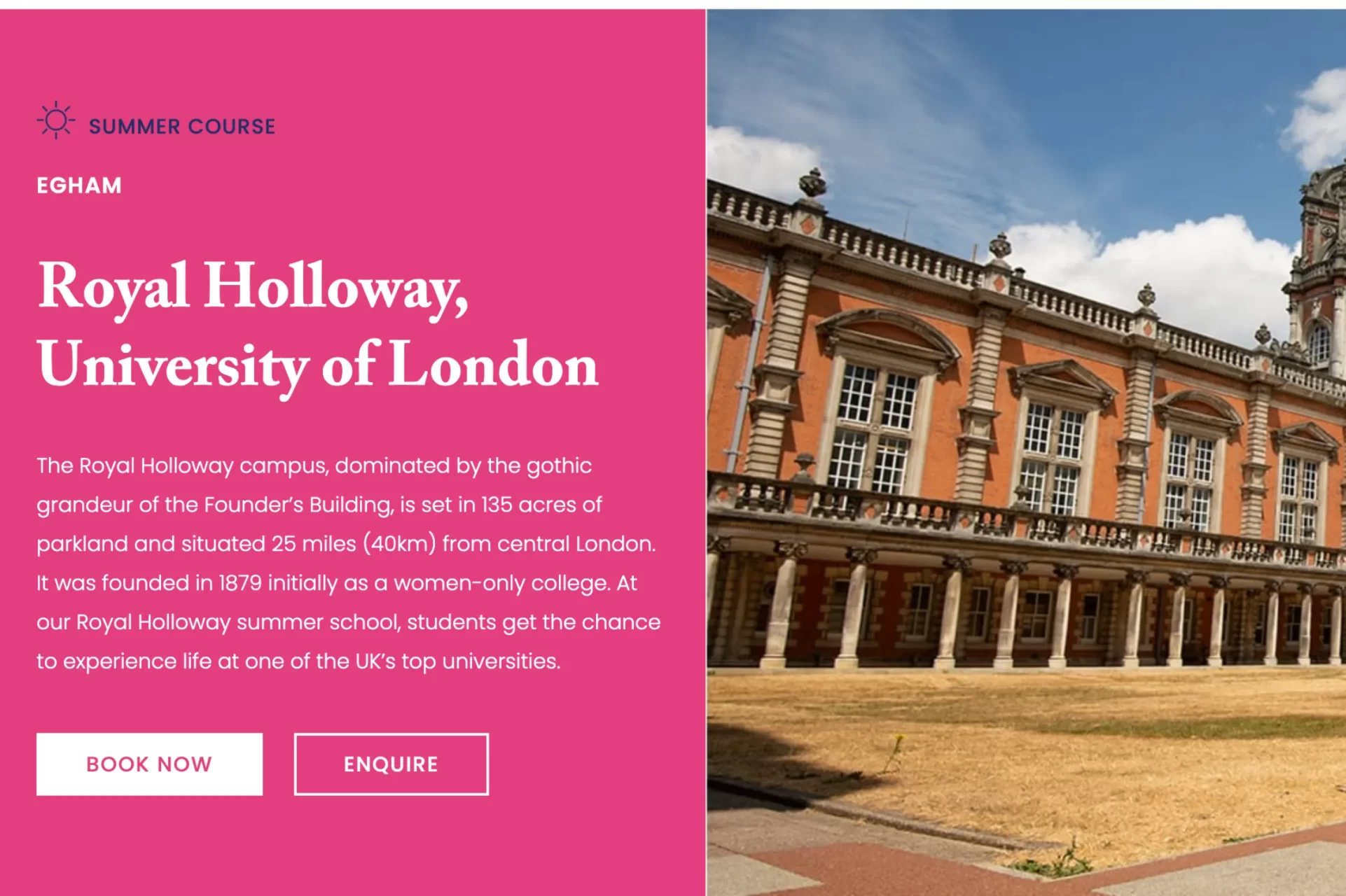 Oxford International - Royal Holloway