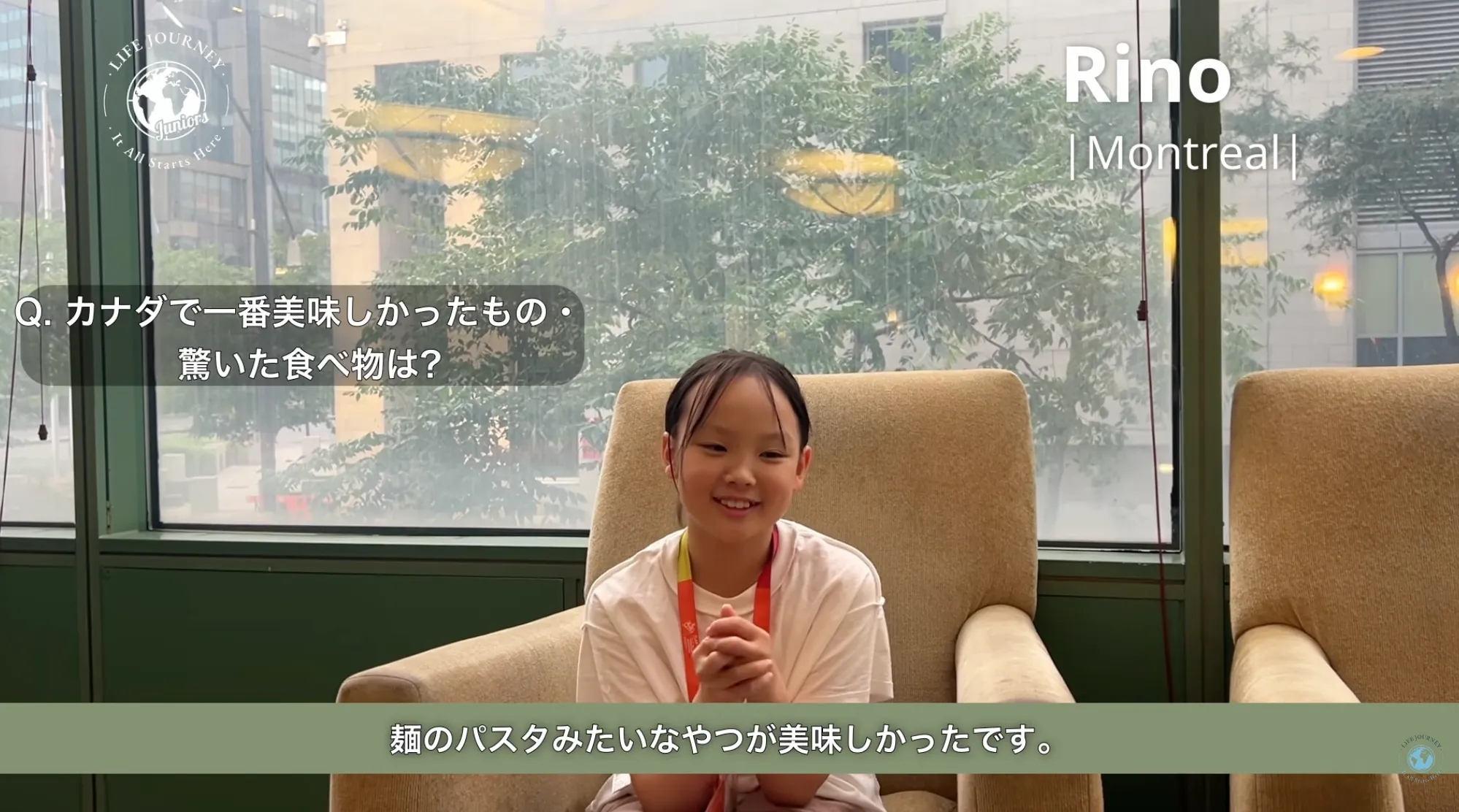 Q5. カナダのご飯で、一番美味しかったものや驚いた食べ物はなんですか？​Rinoさん
