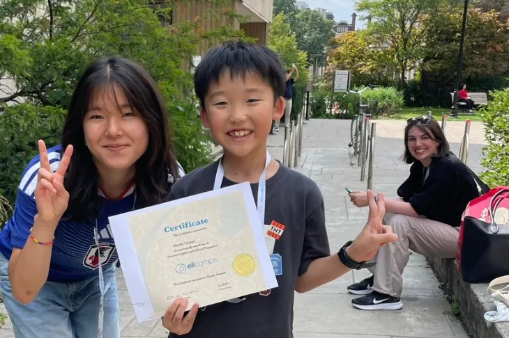 トロント大学サマーキャンプご参加者様Masakiさん（9歳）