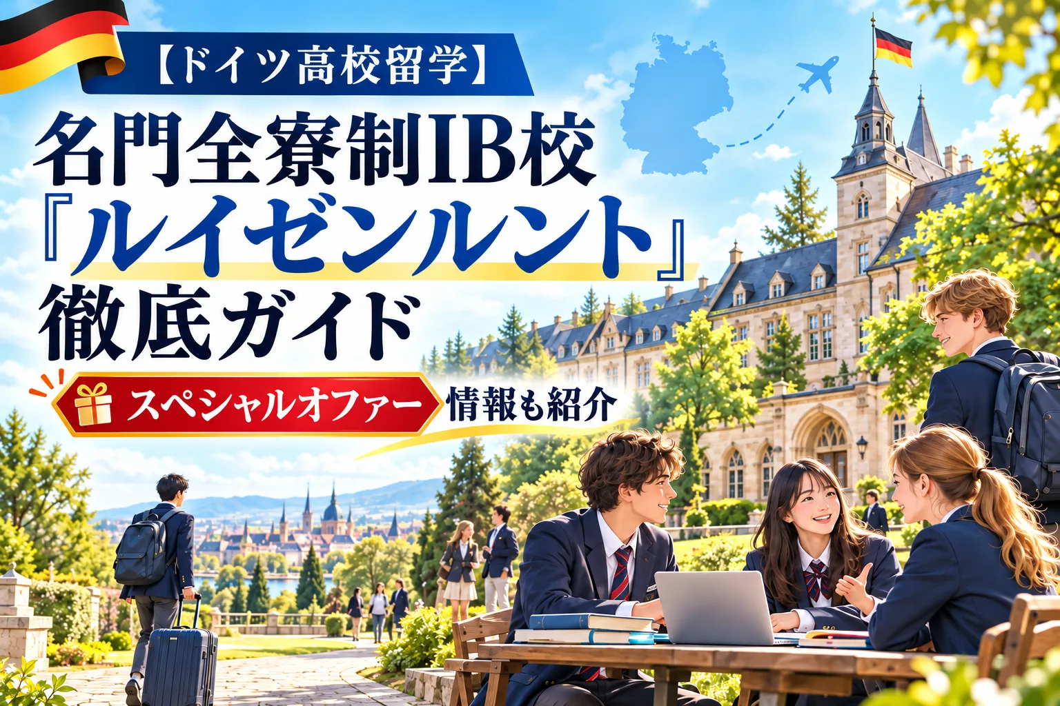 【ドイツ高校留学】名門全寮制IB校「ルイゼンルント」徹底ガイド