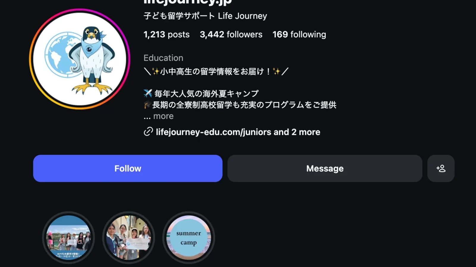 Life Journey Instagram